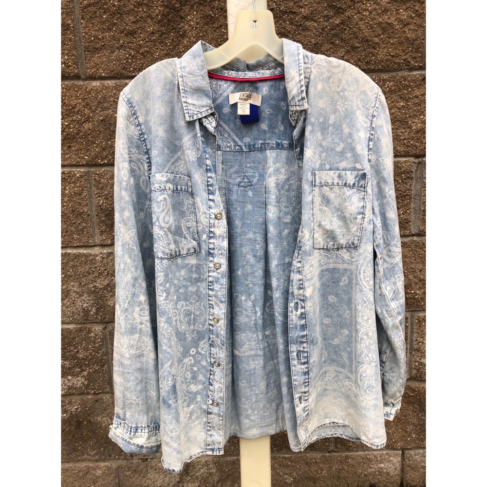 Vintage America denim blouse